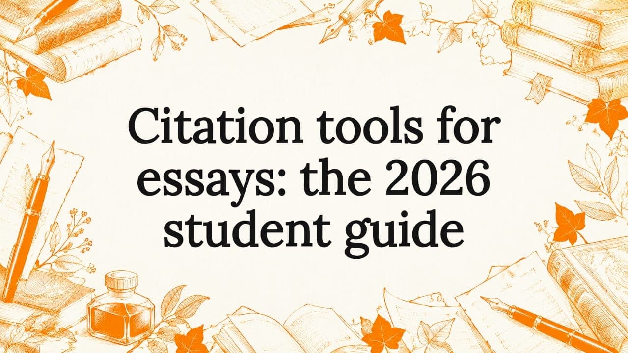 Citation tools for essays: the 2026 student guide